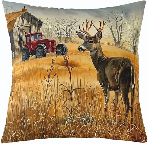 Vista 21 de Juego de 4 fundas de almohada con estampado de piel de vaca de 16 x 16 pulgadas, fundas de cojín de piel de vaca para sala de estar, dormitorio