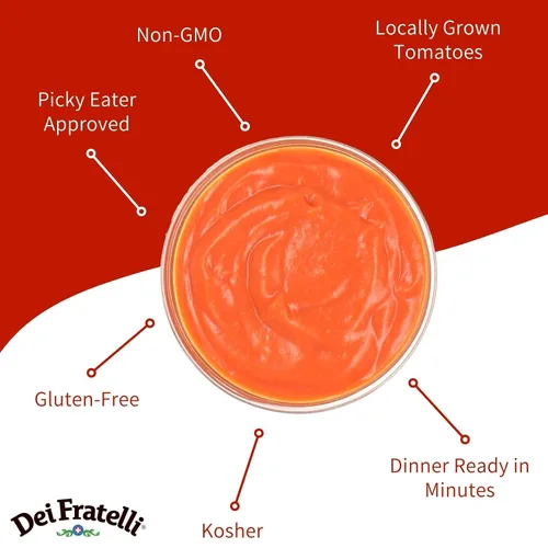 Vista 4 de Dei Fratelli Sopa de tomate (latas de 10.75 onzas; paquete de 12) - Sin gluten - Receta de 5ª