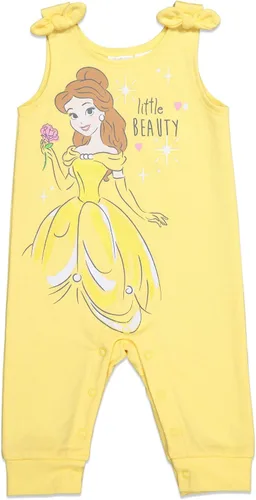 Vista 4 de Disney Conjunto de mameluco y diadema Princess Ariel Belle Cenicienta
