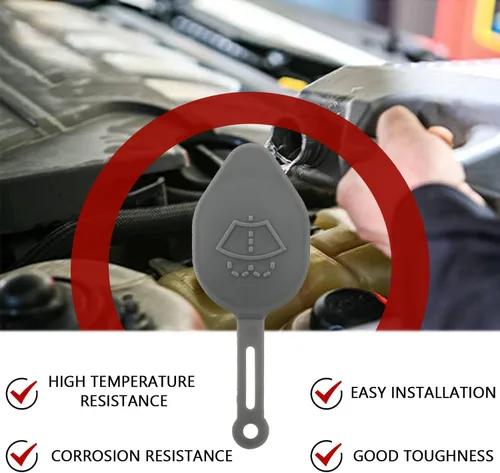 Vista 3 de Tapa de Botella del Tanque Depósito de Líquido Limpiaparabrisas 28913JK60A Compatible con Infiniti G37 Q60 Nissan 350Z 370Z