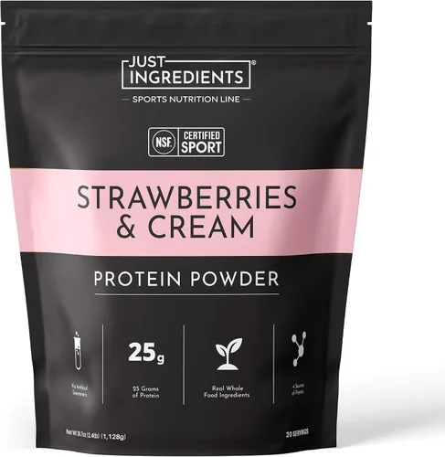 Vista 15 de JUST INGREDIENTS Chai Proteína en polvo – Mezcla de 30 porciones con suero 100% alimentado con pasto y proteínas vegetales orgánicas – Sabor cálido