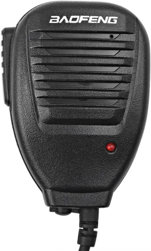 Vista 2 de BAOFENG Altavoz MIC para BAOFENG UV-5R 5RA 5RB 5RC 5RD 5RE 5REPLUS 3R+ 5R EX, 5RX3, negro