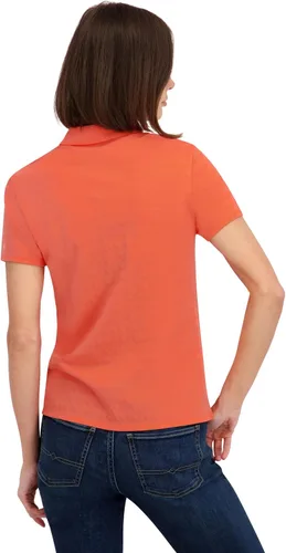 Vista 3 de Spyder Polo de manga corta jacquard a rayas para mujer melocotón (Peach Bud)
