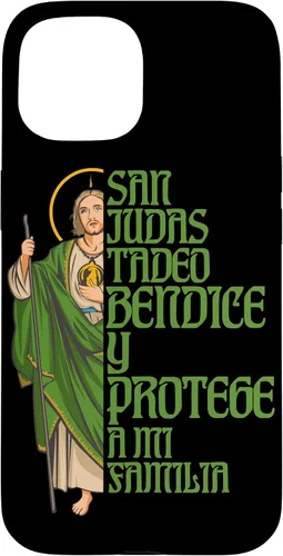 Vista 6 de Saint Jude Thaddeus. Bless and Protect My Family Case for iPhone 17