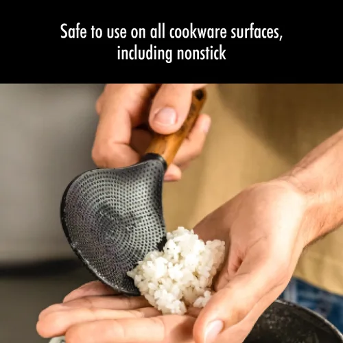 Vista 7 de STAUB Cuchara espumadera y cuchara de servir, perfecta para colar carne y verduras del caldo, 8.75 x 3 x 0.75 pulgadas