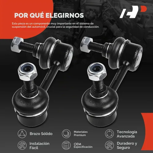 Vista 6 de A-Premium 2 x enlaces de barra estabilizadora trasera, Barras estabilizadoras compatibles con Honda CR-V 2007-2017