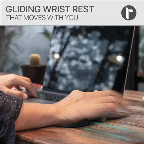 Vista 3 de Glider V3 2025 - Reposamuñecas ergonómico deslizante, reposamuñecas para ratón, almohadilla deslizante que se mueve con tu mouse, diseñado por