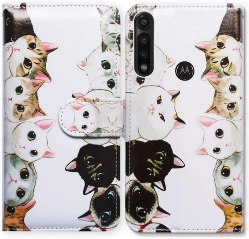 Vista 33 de Bcov Funda para Moto G Power 2020, Motorola G Power, funda de piel con tapa y soporte para ranura para tarjeta y soporte para Motorola Moto G Power