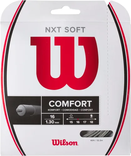Vista 16 de Cuerda de tenis Wilson NXT - Juego y carrete de 200 m