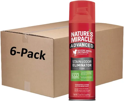 Vista 10 de Nature's Miracle Eliminador avanzado de manchas y olores para perros para desastres severos de los perros