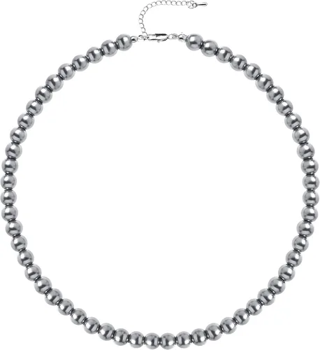 Vista 14 de BABEYOND Collar redondo de perlas de imitación collar de perlas de boda para novias Blanco