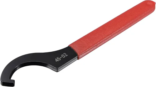 Vista 11 de uxcell Llave inglesa de gancho C portabrocas para tuerca redonda de 0.866-1.024 in, con mango antideslizante rojo