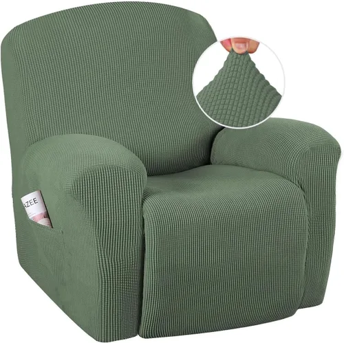 Vista 10 de H.VERSAILTEX Funda reclinable superelástica Fundas reclinables para sofá Funda reclinable para silla Forma ajustada Fundas antideslizantes