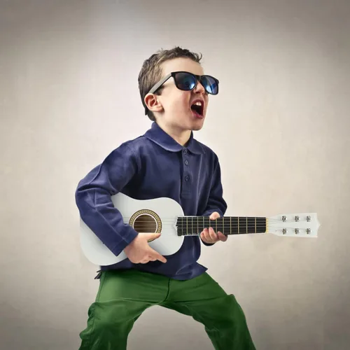 Vista 3 de Ciieeo 14ZI1812MUUIS1,21.1*6.9*2.4 in - 21 guitarras acústicas pequeñas, guitarra acústica clásica con cuerda de púa para principiantes, niños