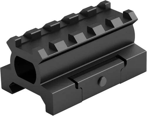 Vista 2 de Feyachi Picatinny Rail Riser Mount, 0.75"/0.83"/0.95"/1" High,3 Slots/5 Slots Riser Mount for Red Dot Sight