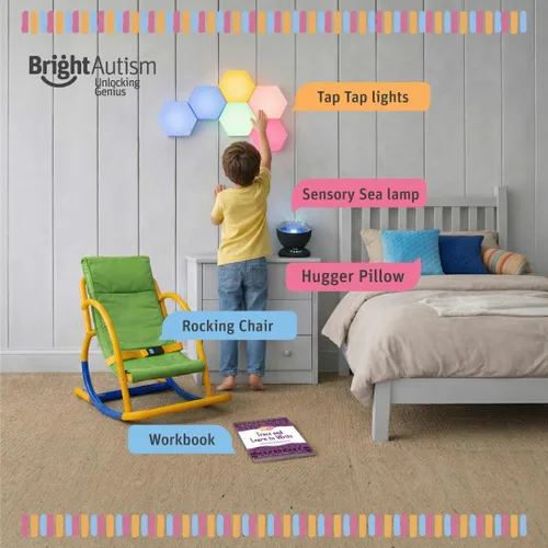 Vista 8 de Aceite Calmante Bright de Bright Autism - Aceite esencial para niños para aliviar el estrés - Ayuda natural para dormir, suave mezcla orgánica