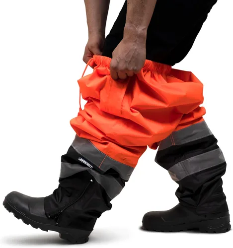 Vista 6 de JORESTECH Pantalones de seguridad impermeables de alta visibilidad: rayas reflectantes, cumplimiento ANSI y parte inferior ajustable