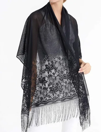 Vista 2 de RIIQIICHY Shawls and Wraps for Evening Dresses Scarfs for Women Pashmina Wedding Formal Shawl