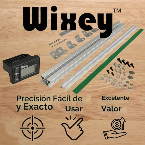 Vista 3 de Wixey Wr700 máquina para lectura digital de valla de serrucho.