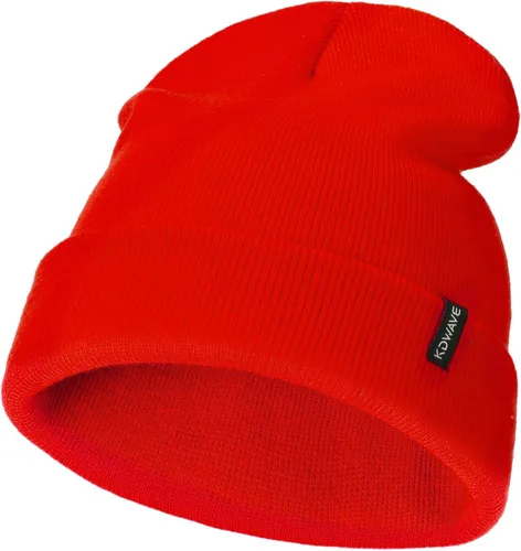 Vista 33 de Gorros de lana para mujeres y hombres, unisex, de punto suave, con puños, diseño de calavera, elástico, color sólido, sombreros de invierno