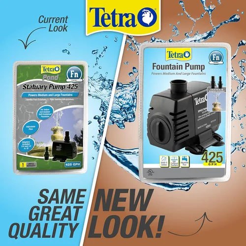 Vista 2 de Tetra Bomba estatuaria de estanque 425 GPH, alimenta fuentes pequeñas y de mesa (19713-00)