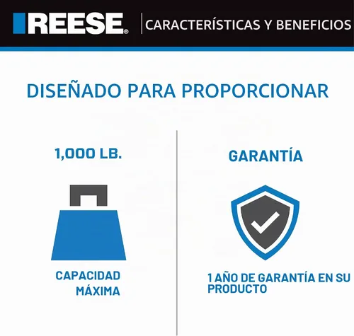 Vista 3 de Reese Towpower 74410 Remolque Soporte Giratorio Elevador