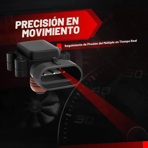 Vista 3 de Sensor MAP de Mánifaldo de Presión Absoluta: 16187556 12614973 213-4434 Compatible con 1996-07 Chevy Express/GMC Savana 1500 4.3L, 1999-08