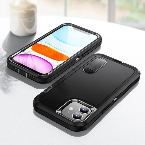 Vista 8 de IDweel Funda para 11 con soporte integrado para hombres, protección resistente, a prueba de golpes, antiarañazos, ajuste delgado, funda protectora