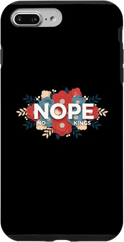 Vista 12 de Nope, No Kings Floral Statement Art Print for Makers Case for iPhone 11 Pro Max