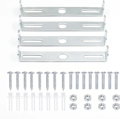 Vista 11 de 4 paquetes de soporte de montaje universal para luminarias cuadradas, soporte de montaje de placa de luz de techo de 3 pulgadas para pared, soporte