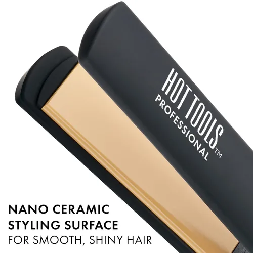 Vista 4 de HOT TOOLS Professional - Plancha plana digital para reducción del frizz, 1 1/4 pulgadas