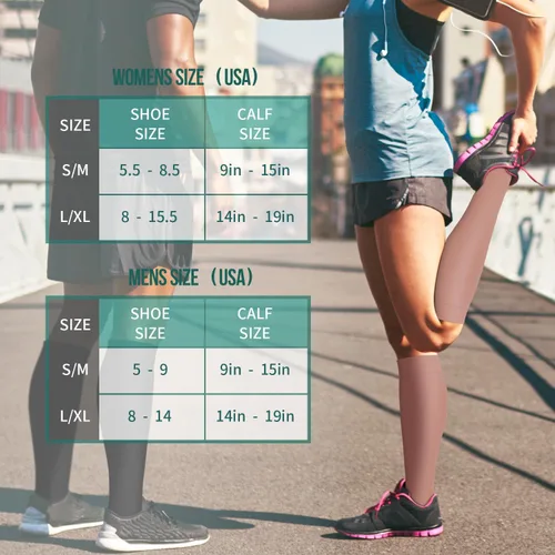 Vista 125 de Paquete de 3 pares de calcetines de compresión médica para mejorar la circulación de mujeres y hombres, para correr, hacer deporte y amamantar