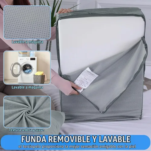 Vista 7 de HOMBYS Almohada ajustable que eleva las piernas, almohadas de elevación de piernas de espuma de alta densidad para después de la cirugía, almohada