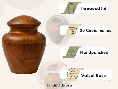 Vista 4 de Urnas conmemorativas de cremación para cenizas humanas, urnas para adultos, machos y hembras, caja y ataúd para cenizas, hombres, mujeres, niños