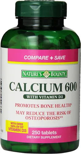 Vista 6 de Nature's Bounty Carbonato de calcio y vitamina D por Nature's Bounty, apoya la salud inmunológica y la salud ósea, 600 mg de calcio y 800 UI