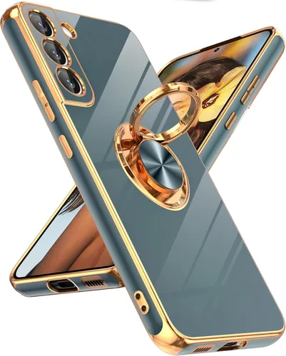 Vista 14 de LeYi Funda para teléfono Galaxy A12: con protector de pantalla de vidrio templado [paquete de 2] Soporte de anillo giratorio de 360°, soporte Rosa