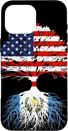 Vista 19 de Guatemala Born Family Roots Guatemalan American US Flag Gift Case for iPhone 17
