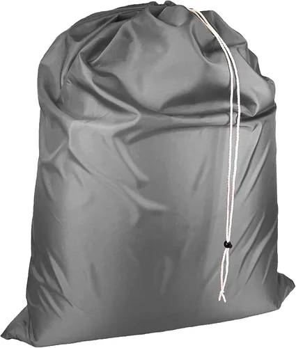 Vista 12 de Bolsa de lavandería con cordón de cierre de bloqueo, extra grande, resistente, 100% nailon, bolsa de ropa grande y plegable, organizador de ropa