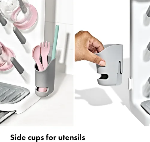 Vista 6 de OXO Tot Escurridor expandible para biberones, ahorro de espacio, expandible (paquete de 3)