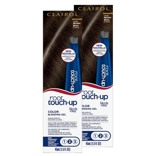 Vista 18 de Clairol Root Touch-Up - Gel de mezcla de color semipermanente para el cabello, 2 negros, paquete de 1