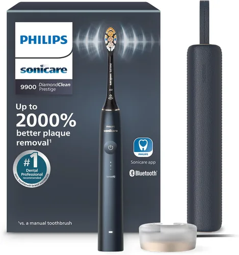 Vista 14 de Philips Sonicare DiamondClean 9900 Prestige Cepillo de Dientes Eléctrico - con tecnología SenseIQ y aplicación avanzada de inteligencia artificial