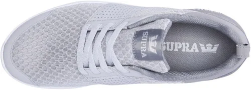 Vista 4 de Supra Scissor Skate Shoe, Gris, M 9 CD US mujer 7.5 D(M) Hombre US