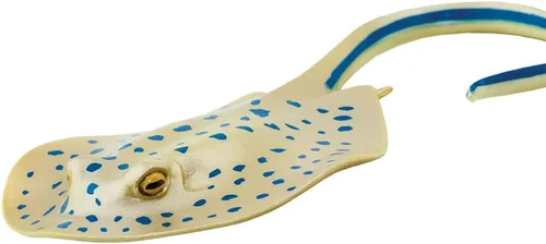 Vista 4 de Safari Ltd. Figura de rayo manchado azul, figura realista de 6.5 pulgadas, juguete educativo para niños, niñas y niños a partir de 3 años