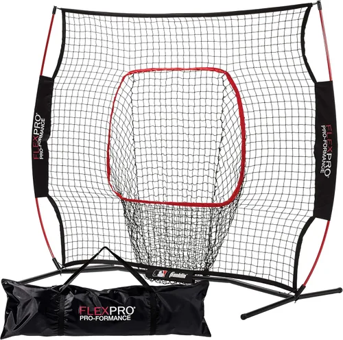 Vista 10 de Franklin Sports MLB Flexpro Baseball + Softball Net - 7' x 7' & 5' x 5' Travel Training Nets for Batting Practice, Pitching + Hitting
