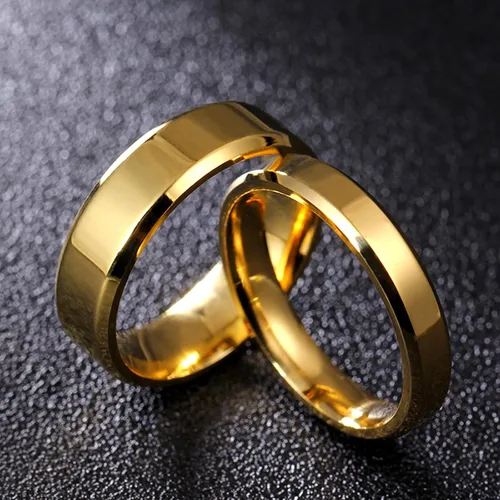 Vista 4 de Supra Diamanto Anillos clásicos de acero inoxidable de 0.157in, 0.236in, 0.315in, para hombres y mujeres, anillo de boda chapado en oronegroplata