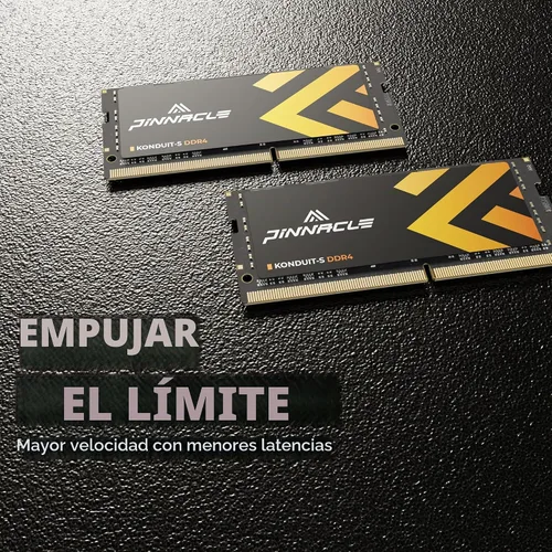 Vista 3 de Timetec Pinnacle 8 GB DDR4 3200 MHz (o 2933 MHz o 2666 MHz) PC4-25600 sin ECC sin búfer 1.2 V CL22 1Rx8 de rango único 260 pines SODIMM Módulo