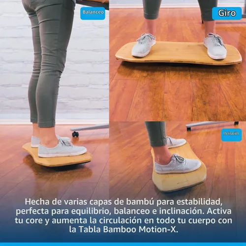 Vista 5 de Tabla Motion-X de bambú de UPLIFT Desk