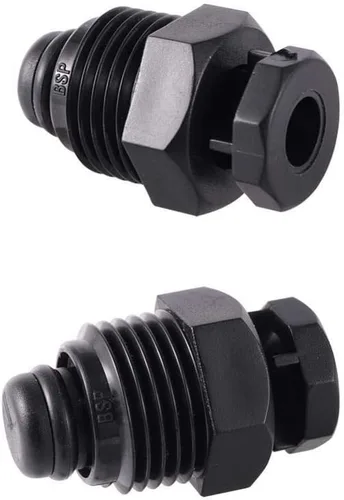 Vista 4 de Conexión de agua de pulverización Rosca macho de 1/2 "Mini válvula de escape automática Sistema de riego de jardín Válvula de ventilación de aire