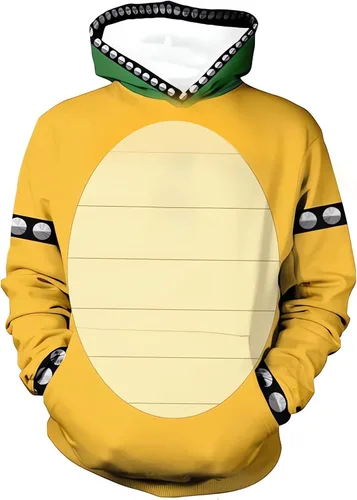Vista 4 de WCEOHAD Game Graphics - Conjunto de sudadera con capucha para niños, sudadera con estampado 3D de anime, traje de cosplay