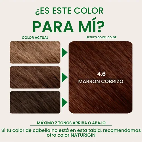 Vista 6 de Naturigin coloración permanente para cabello, Café Cobre